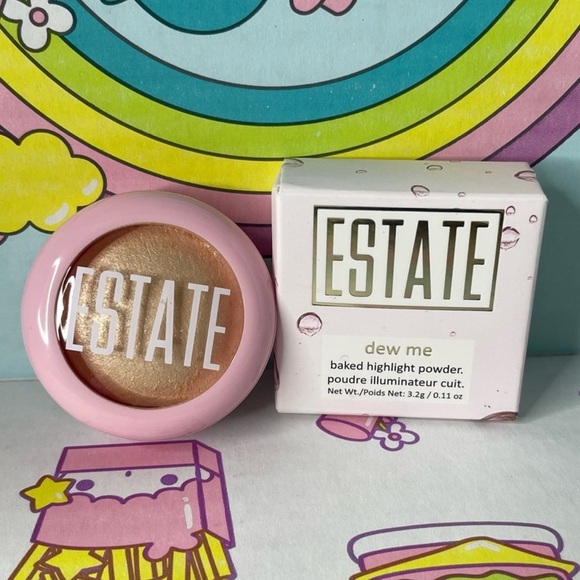 NIB (2) Estate “Dew Me” Baked Highlight Powder - Shade: Lit - Picture 2 of 7